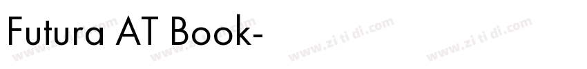 Futura AT Book字体转换
